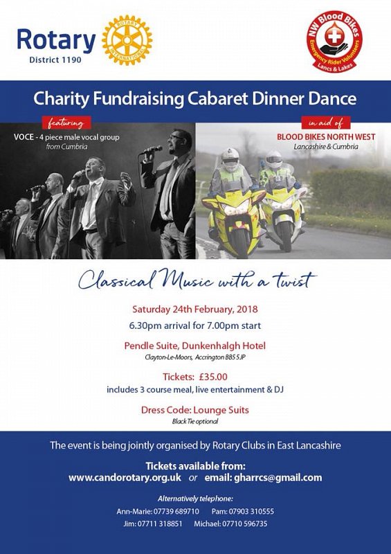 Charity Fundraising Cabaret Dinner Dance