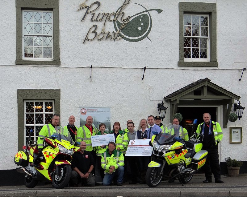 Donation from Punchbowl Inn - Barrows Green