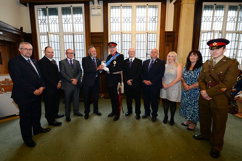 Queens Award for Voluntary Services presentation